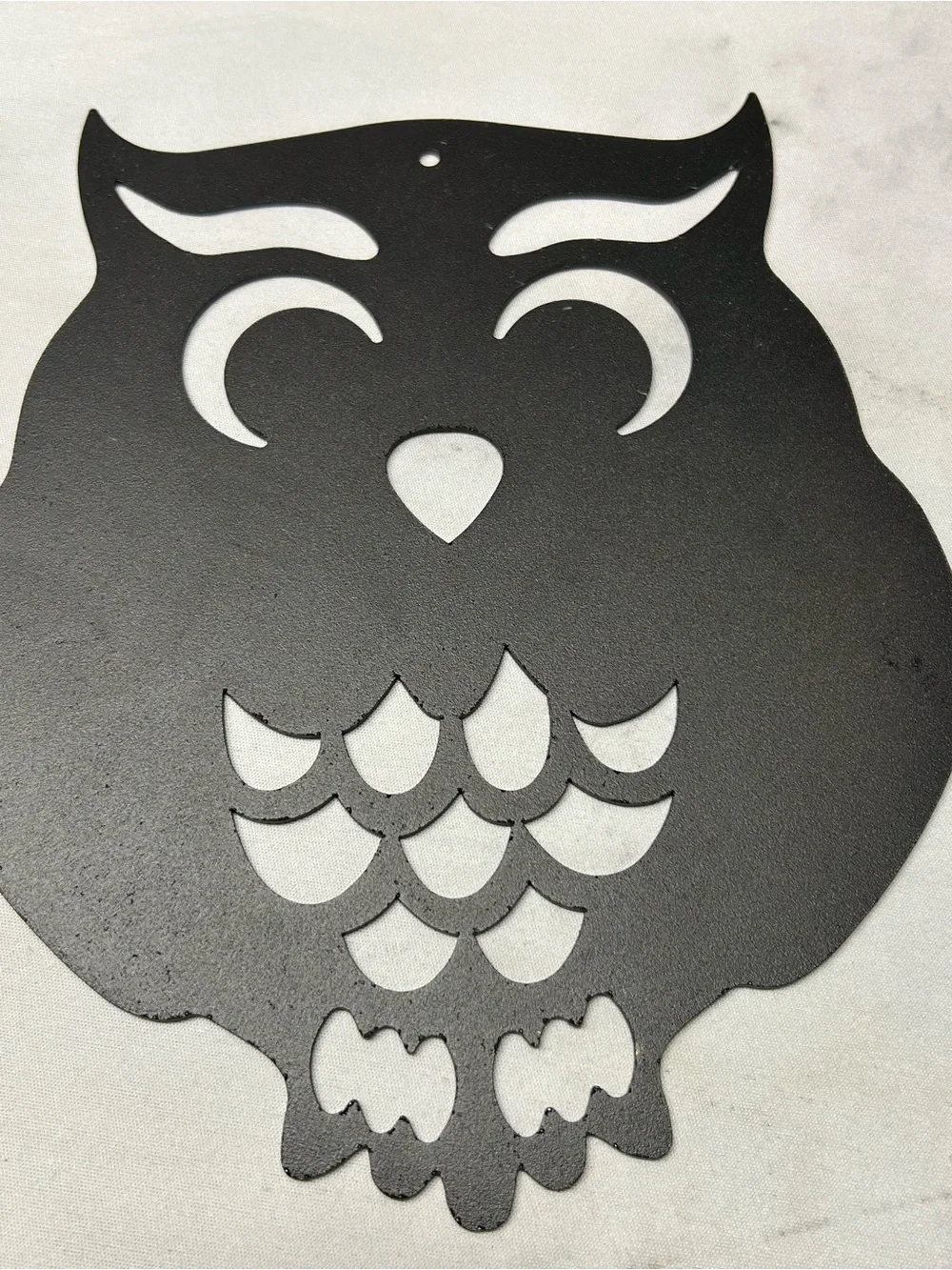 Black Owl Metal Wall Decor - Brand Unknown